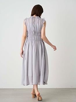 Amazon.co.jp: [スナイデル] シフォンギャザーノースリワンピ